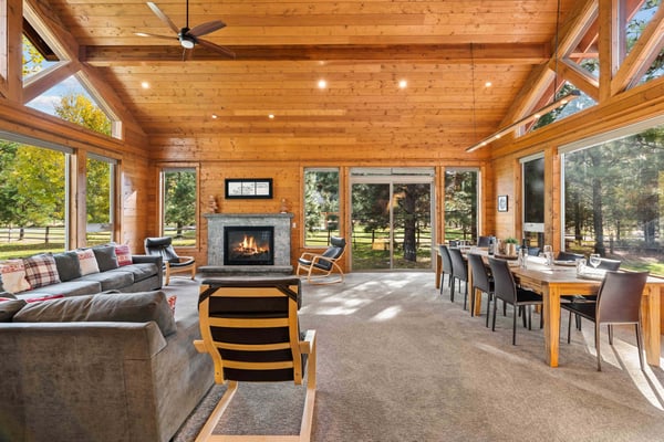 Living Room with huge windows