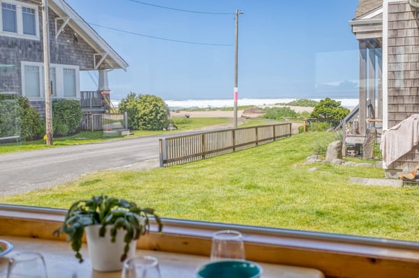 View from the living dining room